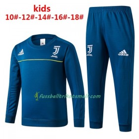 Kinder Juventus Sweatshirts Anzüge 2017-18 Blau